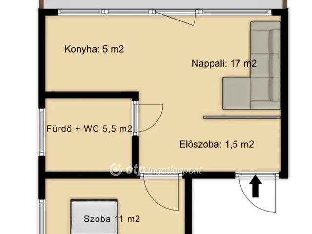 Eladó lakás Szigetszentmiklós 40 nm