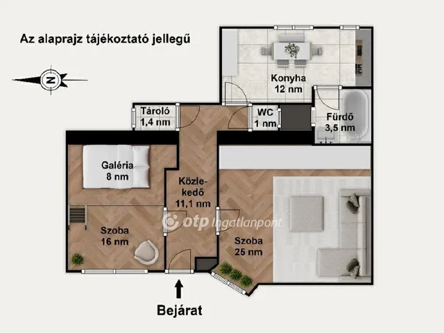 Eladó lakás Budapest VIII. kerület 70 nm