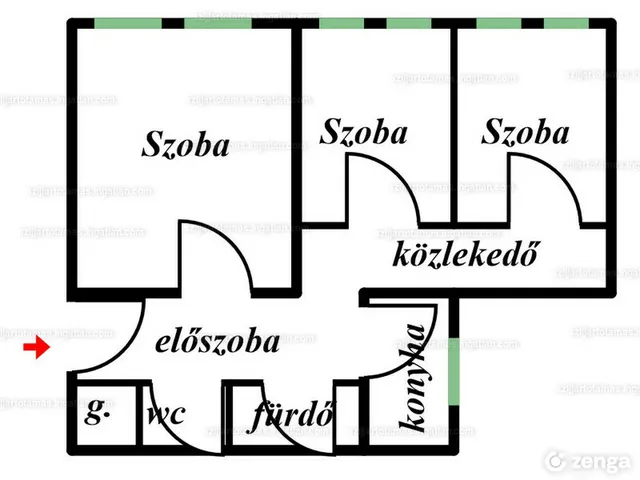 Eladó lakás Budapest III. kerület, Óbuda 68 nm