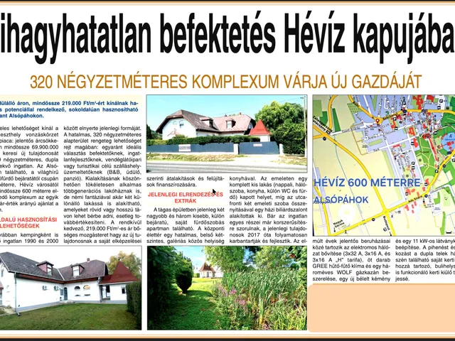 Eladó ház Alsópáhok 340 nm
