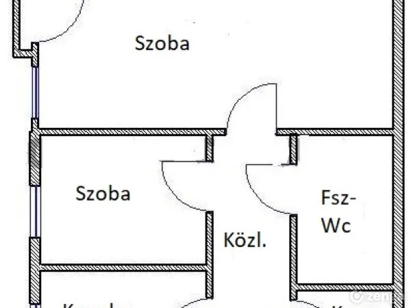 Eladó lakás Nyíregyháza 43 nm