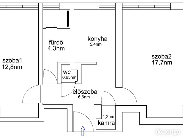 Eladó lakás Gyöngyös 48 nm