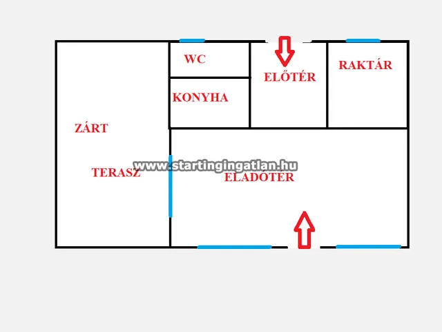 Eladó kereskedelmi és ipari ingatlan Budapest XVII. kerület, Pesti út 30 nm