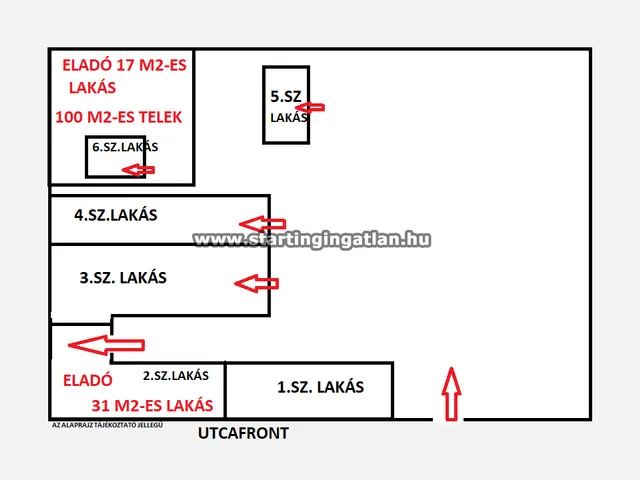 Eladó lakás Budapest XVIII. kerület, Újpéteritelep 48 nm