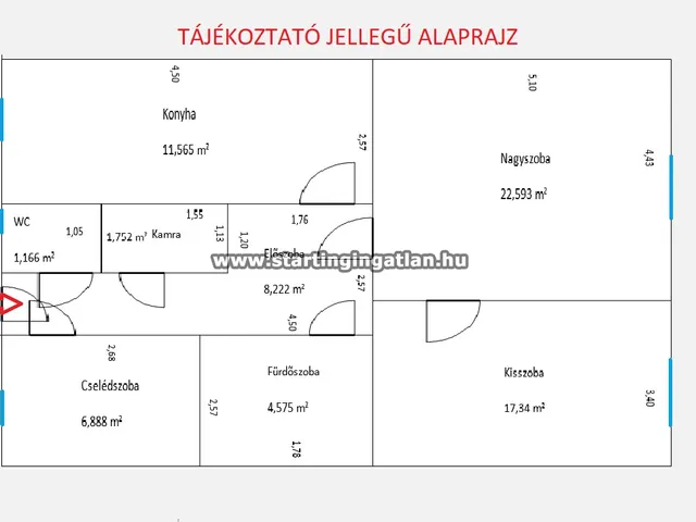 Eladó lakás Budapest III. kerület 72 nm