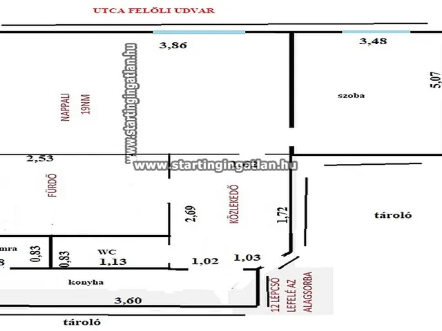 Eladó lakás Budapest XIV. kerület, Herminamező 56 nm