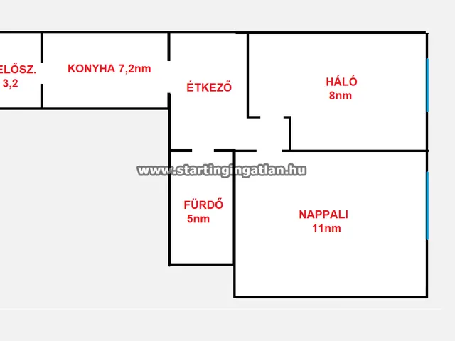 Eladó lakás Budapest XIII. kerület, Angyalföld 40 nm