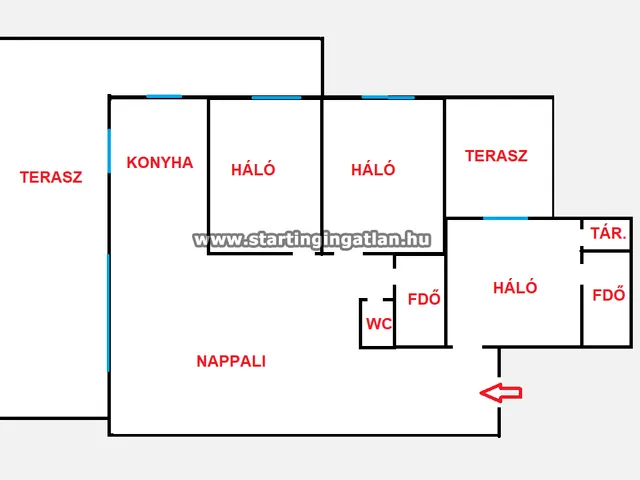 Eladó lakás Budapest XIII. kerület, Angyalföld 94 nm