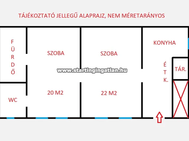 Eladó lakás Budapest IV. kerület, Liszt Ferenc utca 64 nm