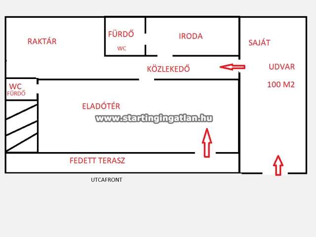 Eladó kereskedelmi és ipari ingatlan Budapest XVIII. kerület, Újpéteritelep, Nemes utca 170 nm
