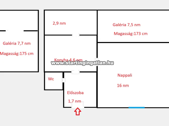Eladó lakás Budapest VIII. kerület, Népszínház utca 26 nm