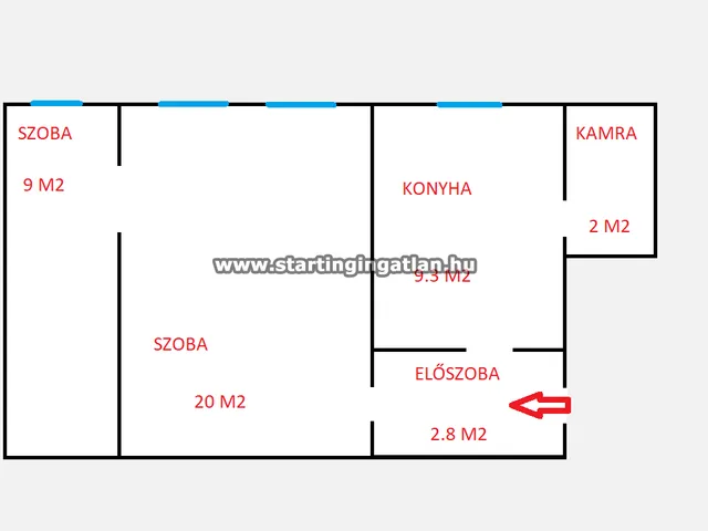 Eladó lakás Budapest XIX. kerület, Kispest, Vécsey utca 43 nm