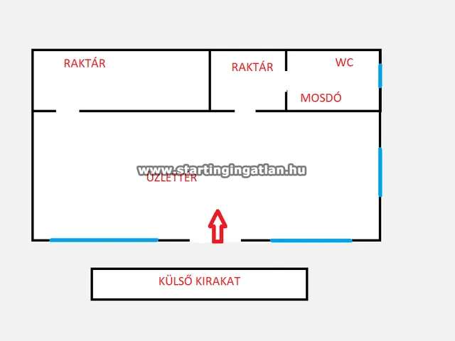 Eladó kereskedelmi és ipari ingatlan Budapest XIX. kerület, Kispest, Üllői út 80 nm