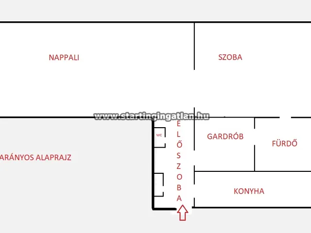 Eladó lakás Budapest XV. kerület, Rákospalota, Lóvasút köz 56 nm