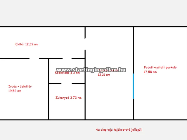 Eladó kereskedelmi és ipari ingatlan Budapest IV. kerület, Újpest, Báthory utca 52 nm