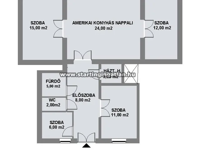 Eladó lakás Budapest VI. kerület, Lovag utca 86 nm