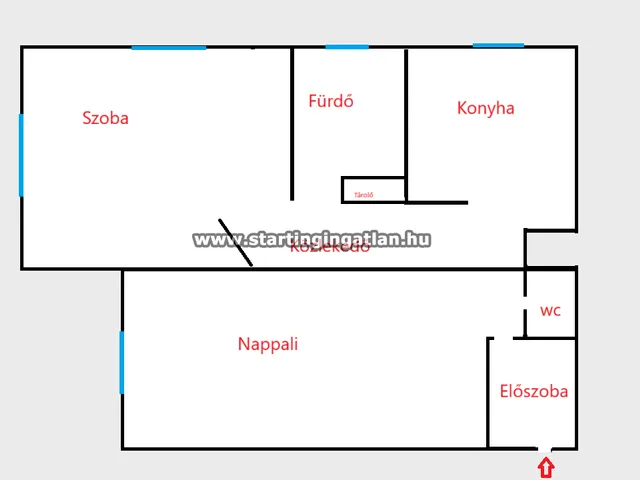 Eladó lakás Budapest VI. kerület, Délibáb utca 53 nm