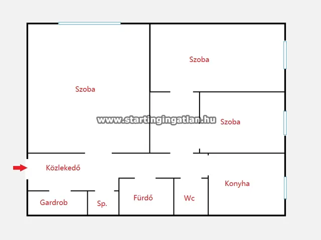 Eladó lakás Budapest XV. kerület, Zsókavár utca 66 nm