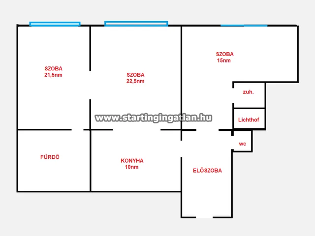 Kiadó lakás Budapest XIII. kerület, Újlipótváros, Pozsonyi út 92 nm