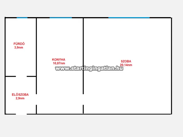 Eladó lakás Budapest XIII. kerület, Angyalföld, Országbíró utca 36 nm