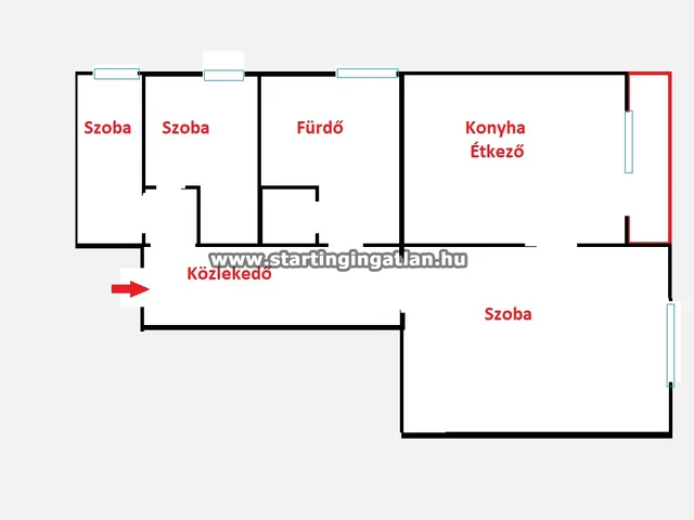 Eladó lakás Budapest XIV. kerület, Herminamező, Hungária körút 71 nm