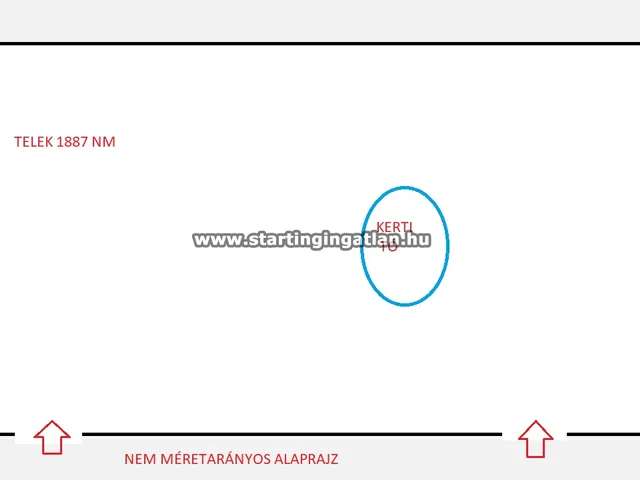 Eladó telek Budapest XVI. kerület, Cinkota, Gazdaság út 1887 nm