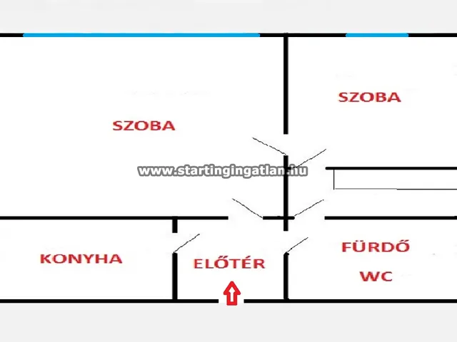 Eladó lakás Budapest IV. kerület, Újpest, Rózsa utca 46 nm
