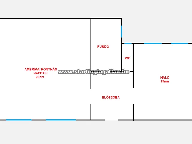 Kiadó lakás Budapest XIII. kerület, Újlipótváros, Hegedűs Gyula utca 70 nm