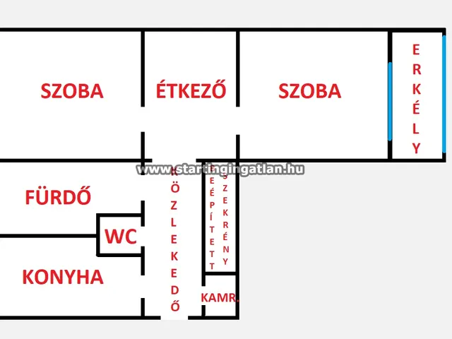 Eladó lakás Budapest IV. kerület, Reviczky utca 54 nm