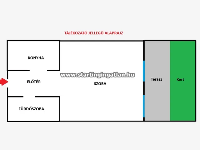 Eladó lakás Budapest VIII. kerület, Ciprus utca 29 nm