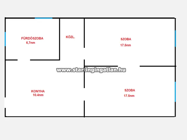 Eladó lakás Budapest XIII. kerület, Angyalföld, Jász utca 55 nm