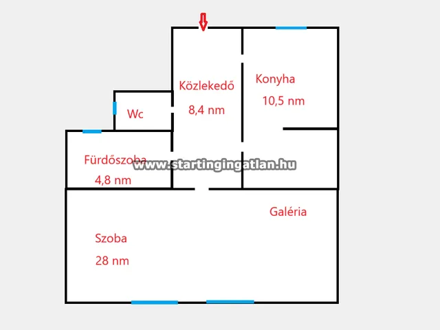 Eladó lakás Budapest VIII. kerület, Bacsó Béla utca 53 nm