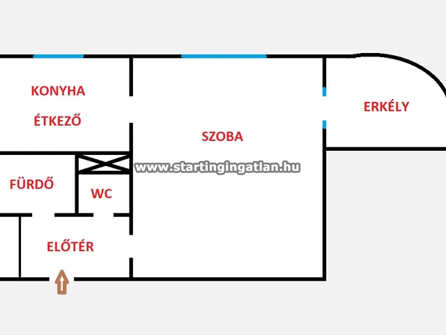 Eladó lakás Budapest IV. kerület, Kordován tér 36 nm