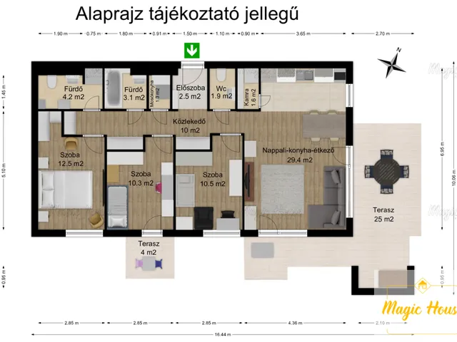 Eladó lakás Budapest XI. kerület, Spanyolrét 86 nm