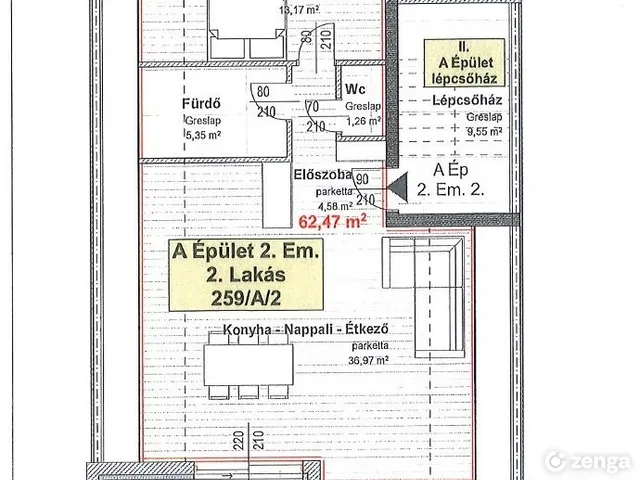 Eladó lakás Budaörs, Alsószállás 50 nm