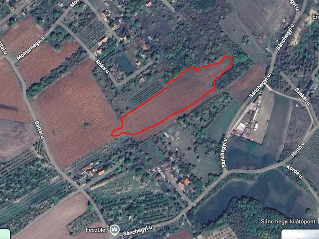 Eladó telek Érd, Ófalu 11102 nm