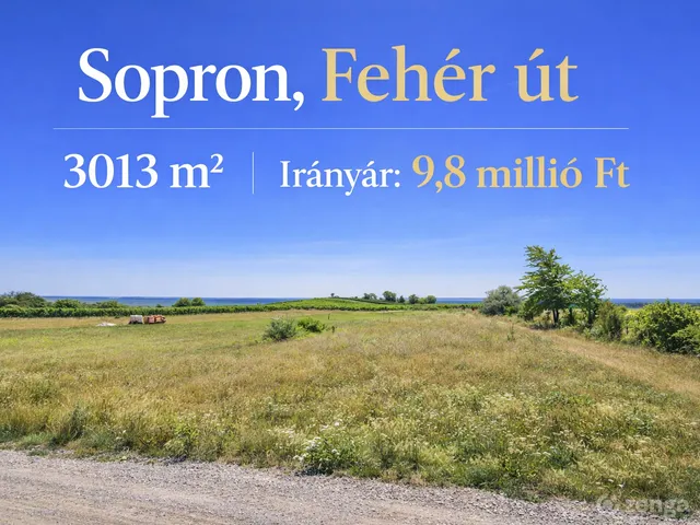 Eladó telek Sopron 3013 nm