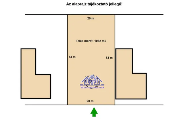 Eladó telek Békés 1062 nm