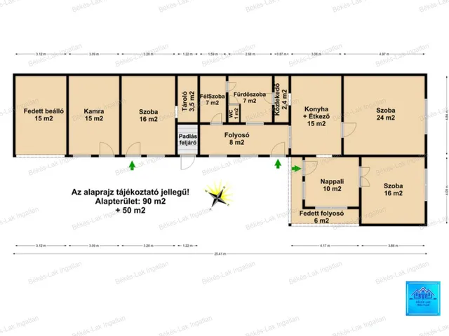 Eladó ház Békés 90 nm