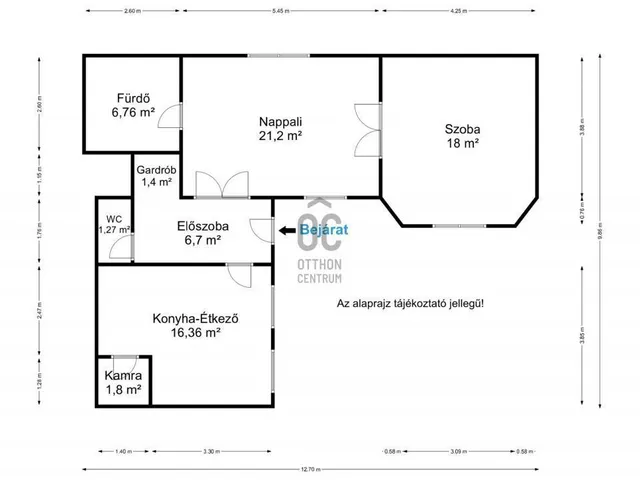 Eladó lakás Budapest XIII. kerület, Újlipótváros 71 nm