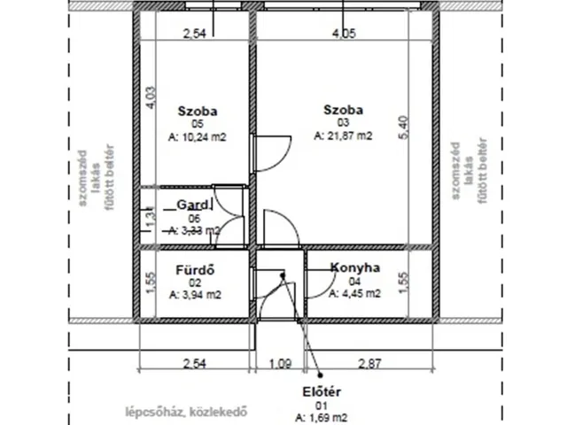 Eladó lakás Budapest XIV. kerület, Rákosfalva 46 nm