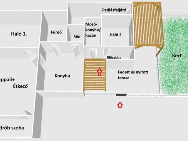 Eladó ház Budapest IV. kerület, Újpest 84 nm