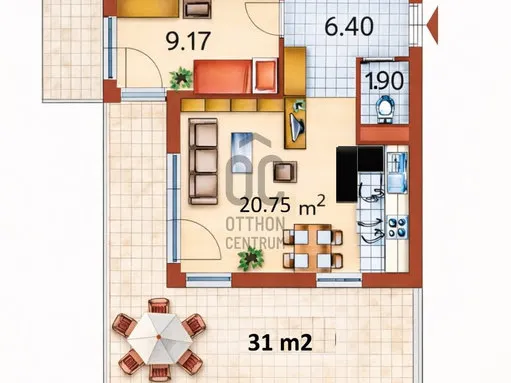 Eladó lakás Budapest XX. kerület, Pesterzsébet 77 nm