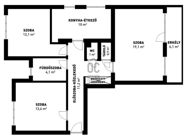 Eladó lakás Budapest XII. kerület, Kútvölgy 72 nm