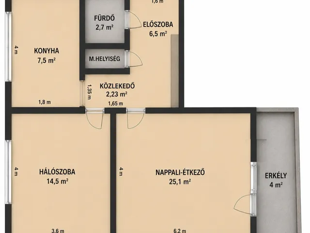 Eladó lakás Gödöllő 62 nm