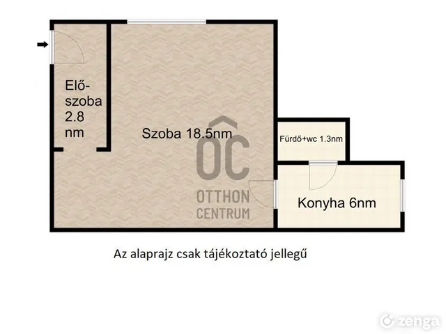 Eladó lakás Budapest V. kerület, Lipótváros 26 nm