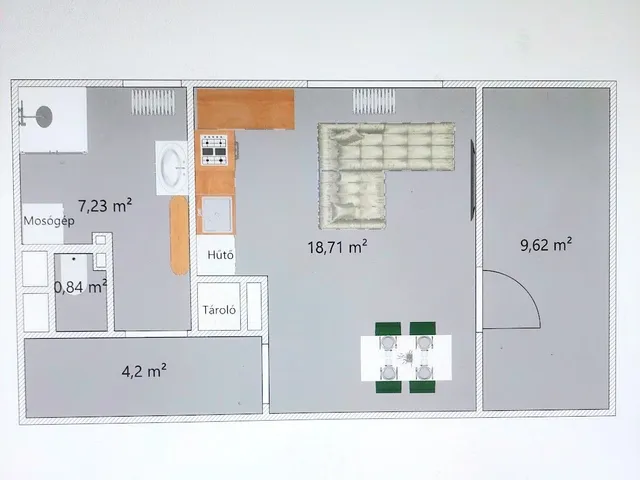 Eladó lakás Debrecen, Egyetem sugárút 41 nm