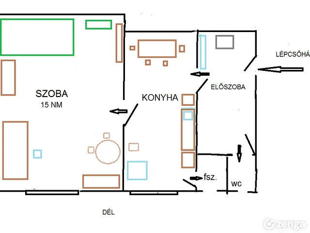 Kiadó lakás Budapest II. kerület, Országút 33 nm