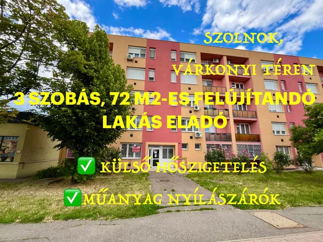 Eladó lakás Szolnok 72 nm