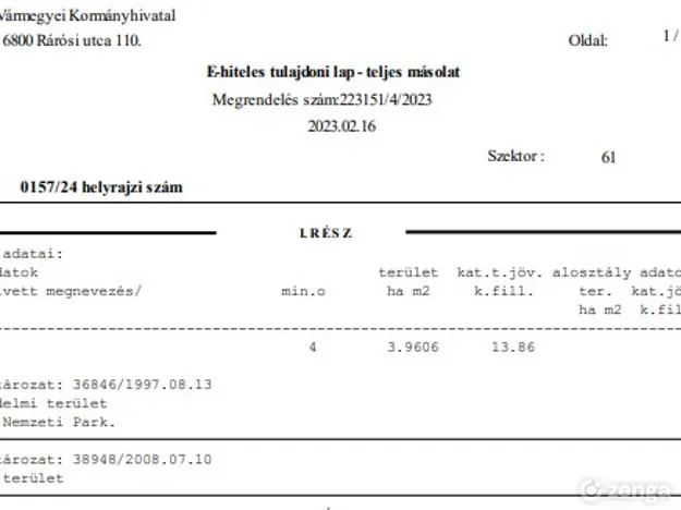 Kiadó mezőgazdasági ingatlan Székkutas 19803 nm